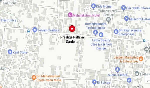 Prestige Pallava Gardens Address